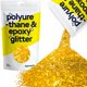 thumbnail image 1 of Purpurina Hemway Oro 100 g Extra Gruesa para Resina, 1 of 8