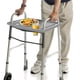 thumbnail image 1 of Mesa Walker Tray con 2 portavasos, color gris esmerilado, 1 of 6
