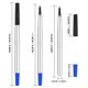 thumbnail image 5 of Recargas DUNBONG 5 unidades 0,7 mm azul para rollerball, 5 of 9