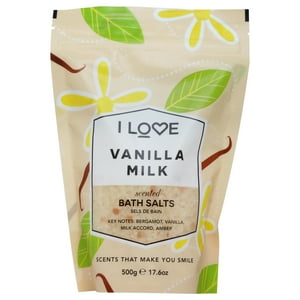 I Love Cosmetics - Sales De Baño Perfumadas - Leche De Vainilla De Para Mujeres - Sal De Baño