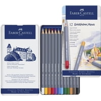 Faber Castell - Lápiz Acuarelable Goldfaber Faber-Castell X12 Colores