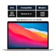 thumbnail image 2 of Funda Notebook Macbook M1 Air Pro Retina Touch Bar 13.3, 2 of 3