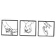 thumbnail image 3 of Póster De Dibujo De Arte Lineal Minimalista, Decoración De Pared Con Línea De Manos Para Guardería Y Cocina, 3 of 3