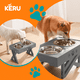 thumbnail image 5 of Comedero y bebedero Para Perros Altura Ajustable Gris- Plato Acero y de dificultad, 5 of 7