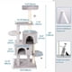 thumbnail image 2 of Rascador Torre 150cm Gato Casita Arbol Plataforma Terciopelo, 2 of 3