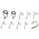 thumbnail image 2 of 11x Stripper Snake Guides Tip-Top Kit 9ft 4WT A 11WT Para Rod Building A, 2 of 3