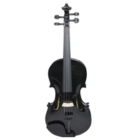 Violín Livorno Color Negro Brillante 4/4 Liv-20Bs