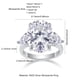 thumbnail image 3 of Anillos de Moissanita de 3 Piedras de 9.6 Quilates para Mujer Anillo de Compromiso Ovalado Color D Claridad VVS1 Anillo de Diamante Grande Anillos de Aniversario de Plata Esterlina S925 para Esposa, 3 of 9