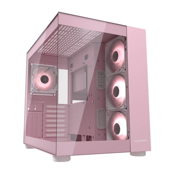 Gabinete Cougar FV150 RGB, Mid Tower, ATX, Pink