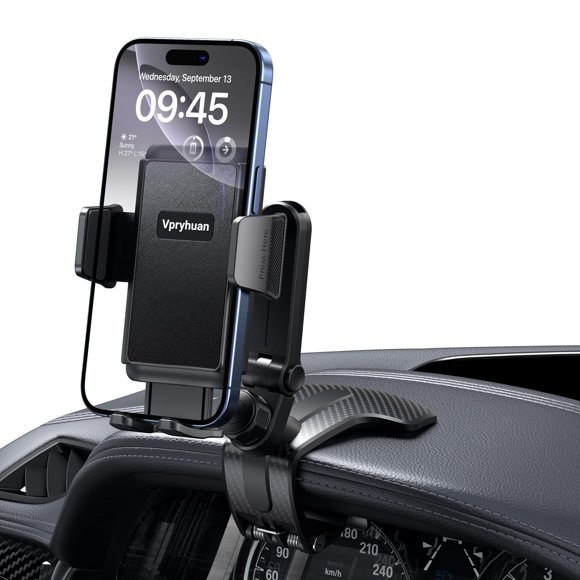 Soporte para teléfono de coche, tablero Vpryhuan, rotación de 360°
