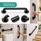 thumbnail image 3 of Barra Seguridad Baño Acero Inoxidable 30 cm - Negro, 3 of 3