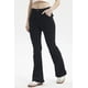 thumbnail image 2 of Jeans Mujer Moda Flare Negro, 2 of 4
