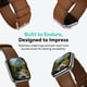 thumbnail image 4 of Correa de cuero MobyFox para Apple Watch, marrón, 4 of 8