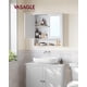 thumbnail image 2 of Mueble de baño VASAGLE con espejo 13 x 56,5 x 58,5 cm blanco, 2 of 3