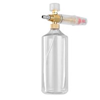 Magideal - Pulverizador A Presión De Espuma Para Lavado De Coches, Equipo De Limpieza Automático Multifunción De 1L, Pulverizador De Jabón Con Boquilla Ajustable Boca Pequeña