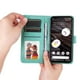 thumbnail image 5 of Funda tipo cartera FOXDOCK para Google Pixel 7A , diseño girasol en relieve, cuero PU, cierre magnético, soporte y tarjetero, 5 of 5