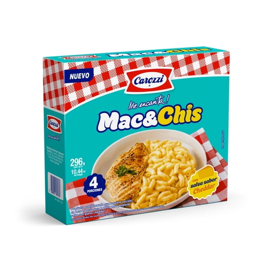 Fideo Pasta Mac And Chis Caja 296 g Carozzi