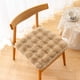 thumbnail image 1 of Xiao Hua Cojín de Peluche de Conejo Marrón Claro -1 Pieza, Cojín Cuadrado para Silla de Comedor de 17.72 X 17.72 Pulgadas, Tela de Respaldo Antideslizante, Cojín para Silla de Comedor de Textura, 1 of 4