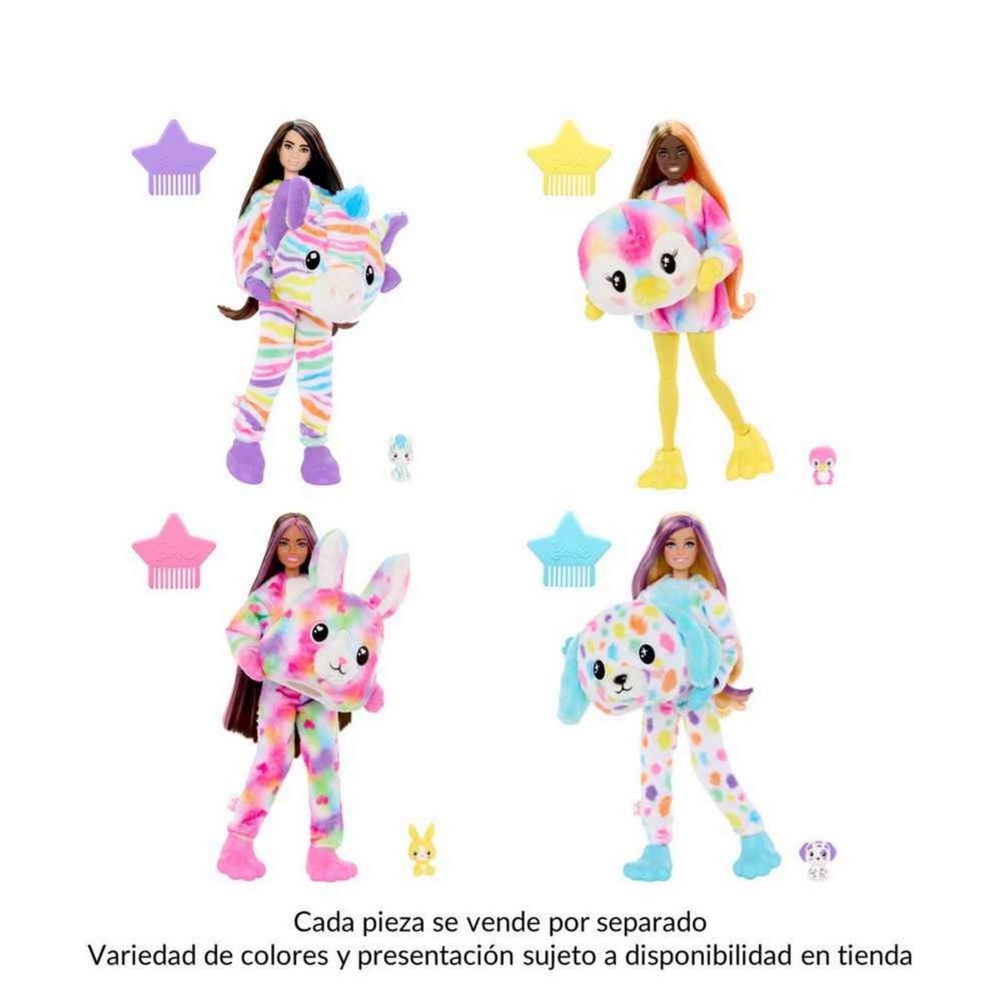 Barbie - Muñecas Cutie Reveal Colores De Ensueño Sorpresa Surtido 1 Un