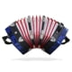 thumbnail image 1 of Concertina Kekangerly de 20 Teclas Azul para Principiantes, 1 of 7
