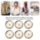 thumbnail image 2 of 20 botones de fantasía de 18 mm, redondos y extraíbles con forma de perla, antiguos, para accesorios de ropa DIY., 2 of 8