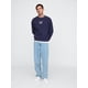 thumbnail image 2 of Buzo GAP con Logo, Cuello Redondo, Polar Azul Marino XL, 2 of 3
