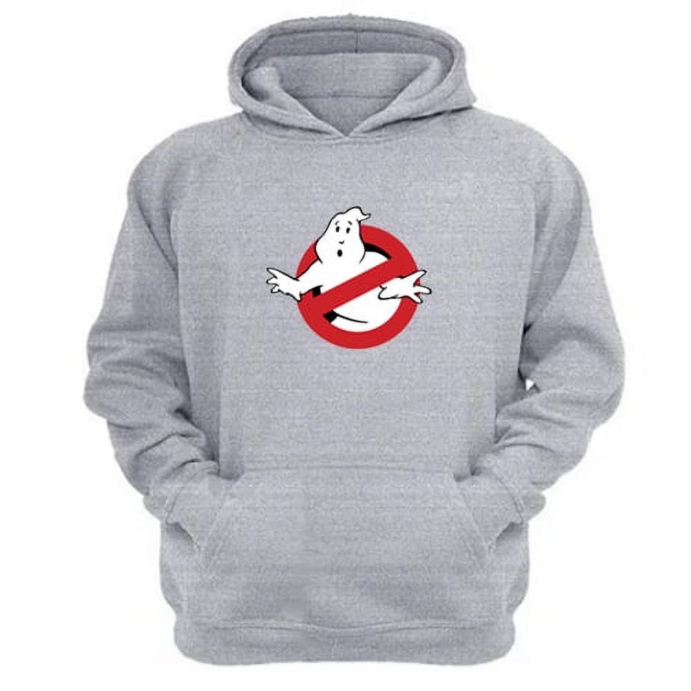 Genérico - Polerón Canguro Cazafantasmas Gris Claro Talla L Unisex