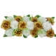 thumbnail image 3 of Ramo De Corredor De Mesa Con Panel De Flores Rosas De Arco Para Boda Dorado Y Blanco, 3 of 5