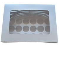 Genérico - Caja Con Ventana Para 24 Shot 60Ml Blanco