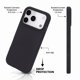 thumbnail image 3 of Carcasa Ultra Suave Negro para iPhone 18 Pro Max, 3 of 3