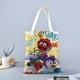 thumbnail image 2 of Muppet Babies Bolso de tela con estampado de lienzo para mujer, bolsa de compras reutilizable y estética, con cremallera interior, regalo para mujer,40*40cm., 2 of 6