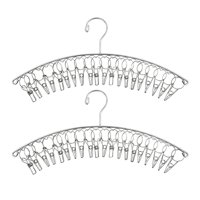 Bothyi - 2X Tendedero De Ropa Colgador De Ropa A Prueba De Viento Para Secar Calcetines Mascarilla Bufandas