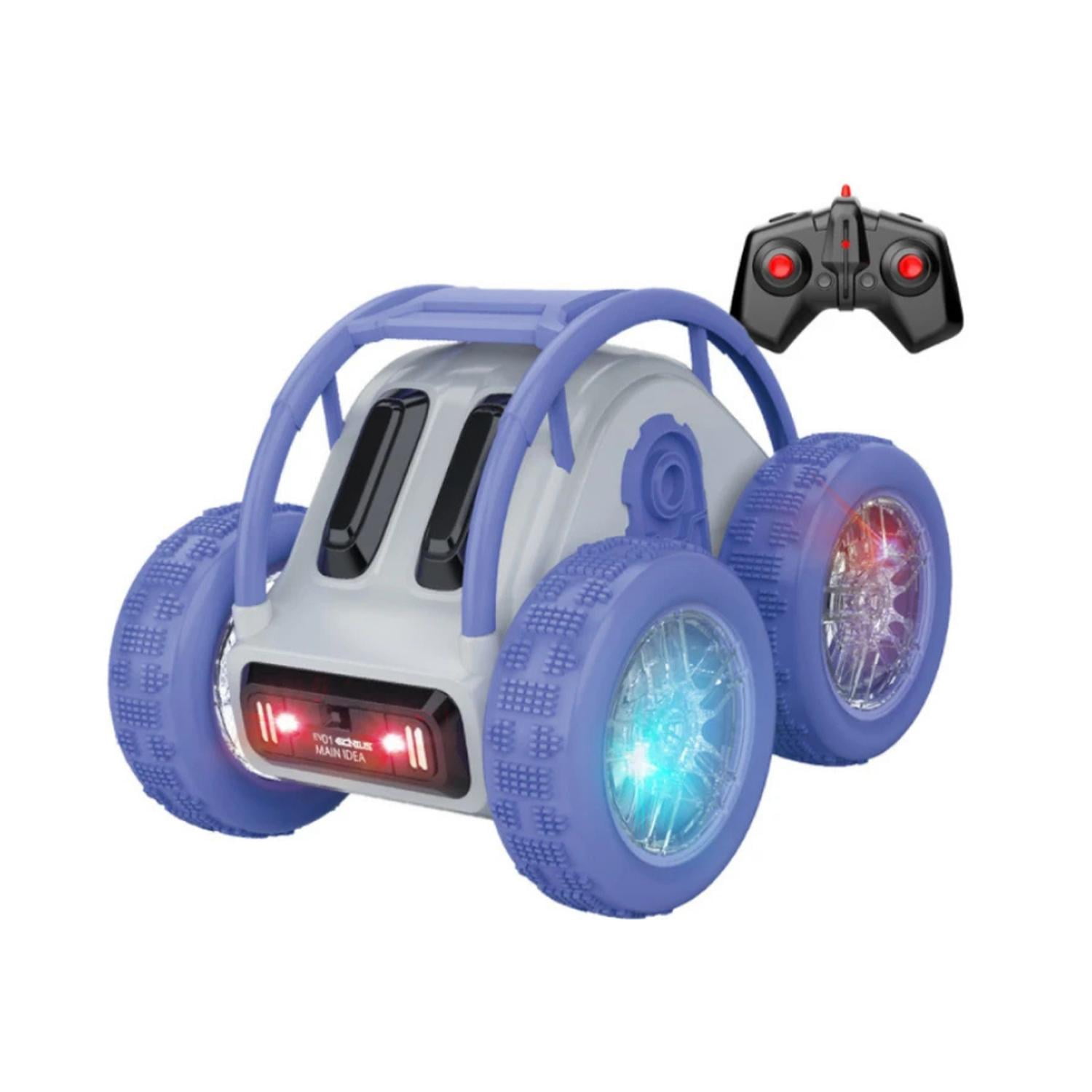 Fliperex - Auto A Control Remoto Acrobatico 360 Grados De Rotacion Purpura