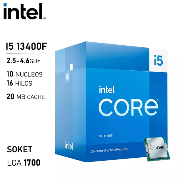 PC Gamer Intel I5-13400F / NVIDIA RTX 4070 / 16GB RAM HyperX | Lider