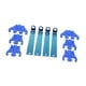 thumbnail image 1 of Kit De Telar De Cable De Encendido De 4 Piezas 7 8 9 Mm Separadores Para Chevrolet SB BB Car Blue, 1 of 5
