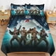 thumbnail image 1 of x309 Ghostbusters Bed Duvet Cover Microfiber Bedding Sets 3D Printed Lightweight 3 Piece Comforter Sets, 1 Duvet Cover And 2 Pillow Shams for Kids Boys Girls 79"x90" jn309, 1 of 5