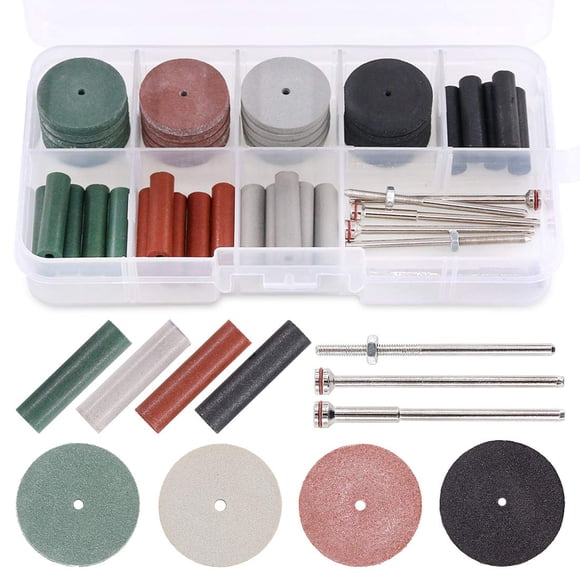 Kit de 46 ruedas de pulido Swpeet de colores variados