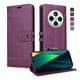 thumbnail image 1 of Premium Wallet Case for Xiaomi POCO C75 with Card Slots & Kickstand, Flip Cover Purple, 1 of 6