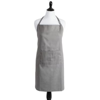 Delantal De Chef Dii Gris 71X81 Cm Algodón Bolsillo Grande