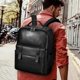 thumbnail image 2 of Mochila Colins Keirs de cuero negro para hombre, 23 litros, para trabajo y viajes, 2 of 9