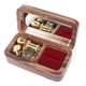 thumbnail image 2 of Caja de Música de Madera, Caja de Anillo de Compromiso, Almacenamiento, Regalos Del Día de San Valentín para Ella, Caja de Anillo Musical, Caja de Ani Marrón oscuro, 2 of 5