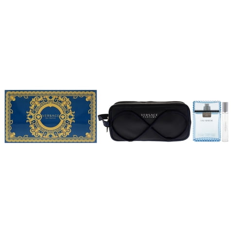 Set De Regalo Versace Man Eau Fraiche Edt 100Ml + Edt 9Ml + Cartera Hombre