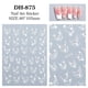 thumbnail image 1 of Xiao Hua Patrón de Estrella de Línea Blanca stickers de Uñas Autoadhesivas -10 Hojas, 4.13 X 3.15in stickers de Uñas de Tema Personalizado, Decoración de Empaque de Regalo de Arte de Uñas DIY, 1 of 5