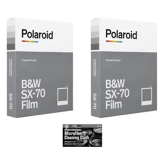 Película Polaroid Originals en blanco y negro para cámara instantánea SX70