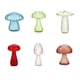 thumbnail image 4 of Jarrones de Vidrio con Forma de Hongo, Jarrones para Plantas Hidropónicas, Mini Jardineras Decorativas únicas, Floreros para Sala de Estar, Decoración 6 piezas, 4 of 5