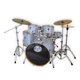 thumbnail image 1 of Set Batería Acústica Con Platillos Guzel Power Drums JJ-5 BLM - Blue Brush Metal, 1 of 3