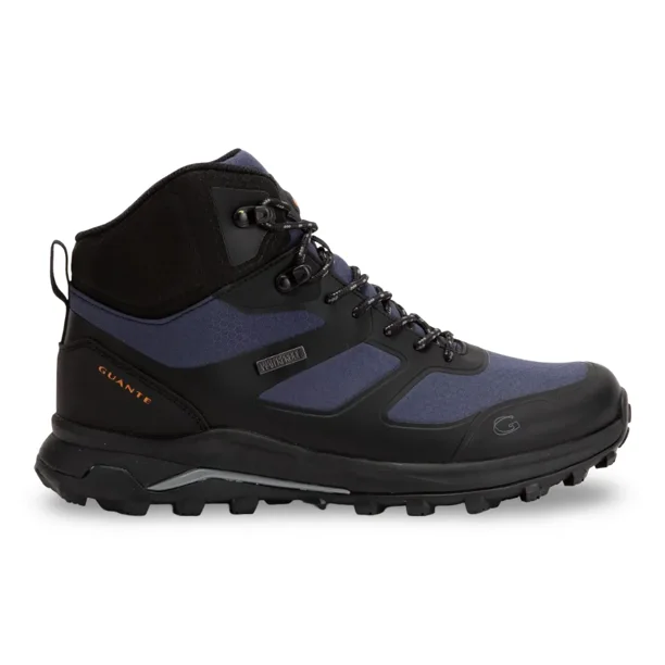 Botín Outdoor Hombre Melfort Waterproof Negro Azul Guante