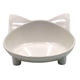 thumbnail image 3 of Lindo Tazón De Fuente De Agua Con Forma De Orejas De Gato Para Mascotas, Cuenco Ancho Antideslizante, Blanco, 3 of 5
