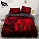 thumbnail image 1 of Red rose Bedding Set Duvet Cover Set3-Piece Bedding Set, 1 of 5