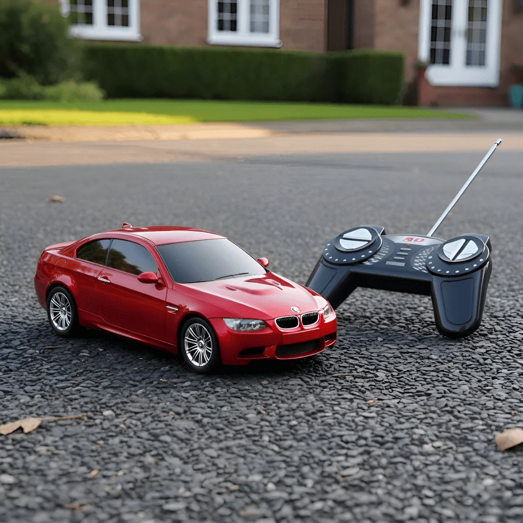 Iplay - Auto Control Remoto Bmw M3 1:18 Luces Ceportivo Recargable Blanco